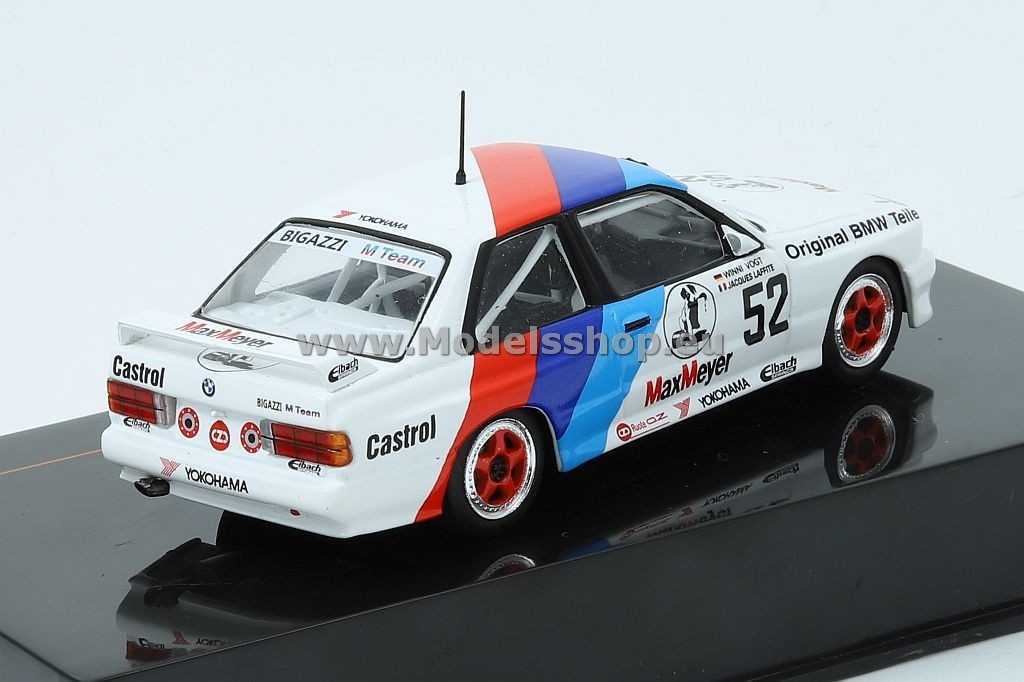 BMW M3 (E30), 1988, No.52, Bigazzi M Team, ETCC, J.Laffite/W.Vogt