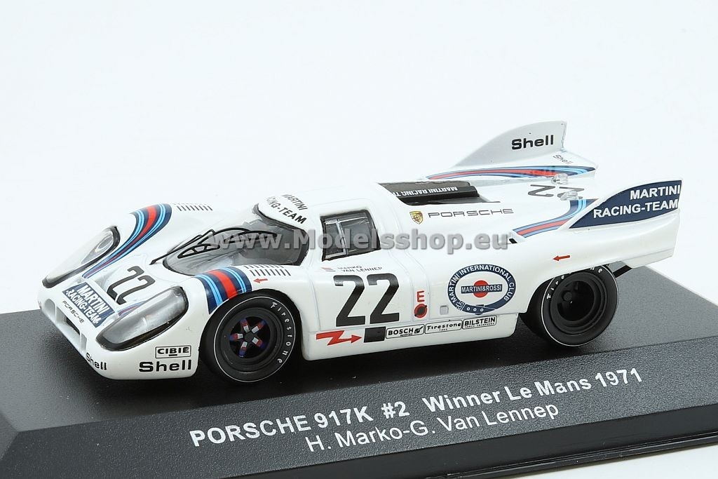 Porsche 917K, No.22, Martini, 24h Le Mans, 1971, H.Marko / G.van Lennep