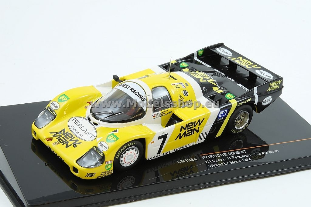 Porsche 956B, No.7, New Man, 24h Le Mans, 1984, K.Ludwig/H.Pescarolo / S.Johansson