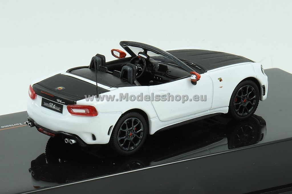 ixo 1/43 フィアット アバルト 124 スパイダー ホワイト 2017