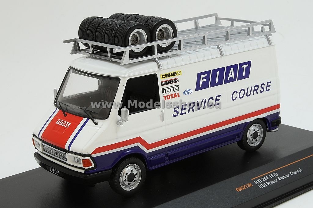 Fiat 242, Fiat France service Course with Roof rack