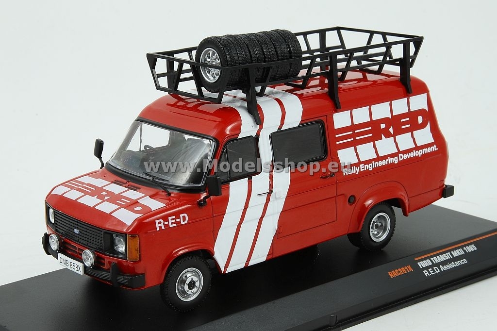 Ford Transit MKII, 1985, Rally Assistance R-E-D /red/