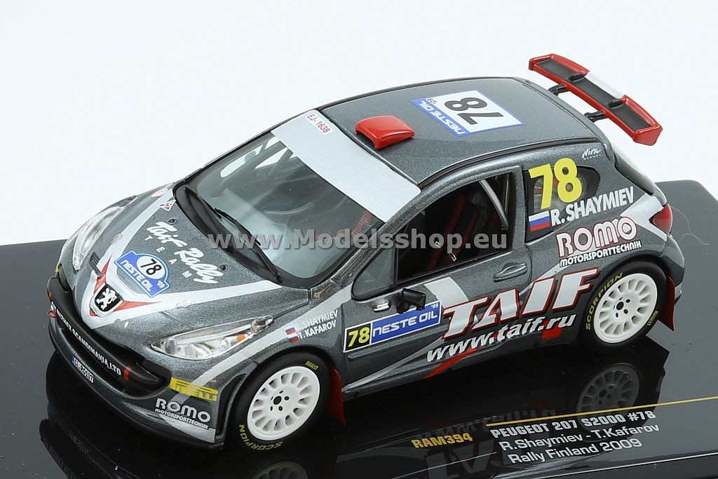 Peugeot 207 S2000, 2009 Rally Finland, Nr 78 ROMO R.Shaymiev / T.Kafarov