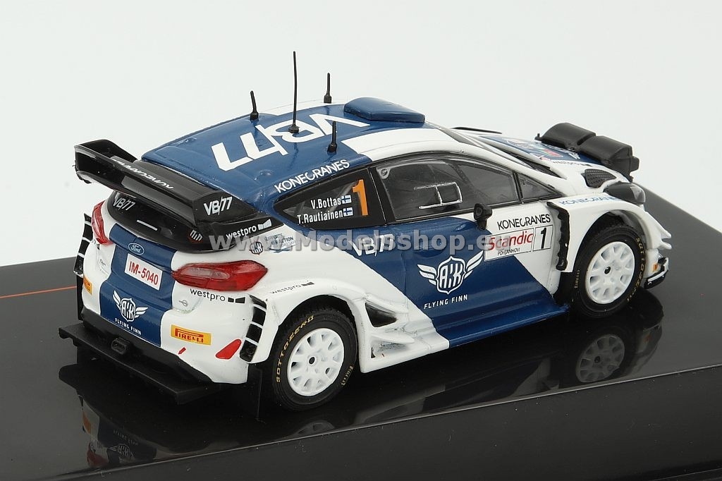 Ford Fiesta WRC, No.1, Rally Artic Lapland, with Night