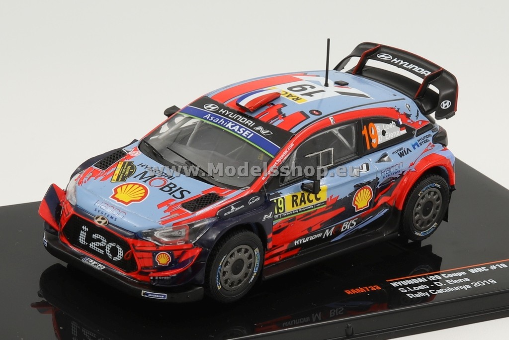 Hyundai i20 WRC, No.19, WRC, Rally Catalunya 2019 S.Loeb/D.Elena