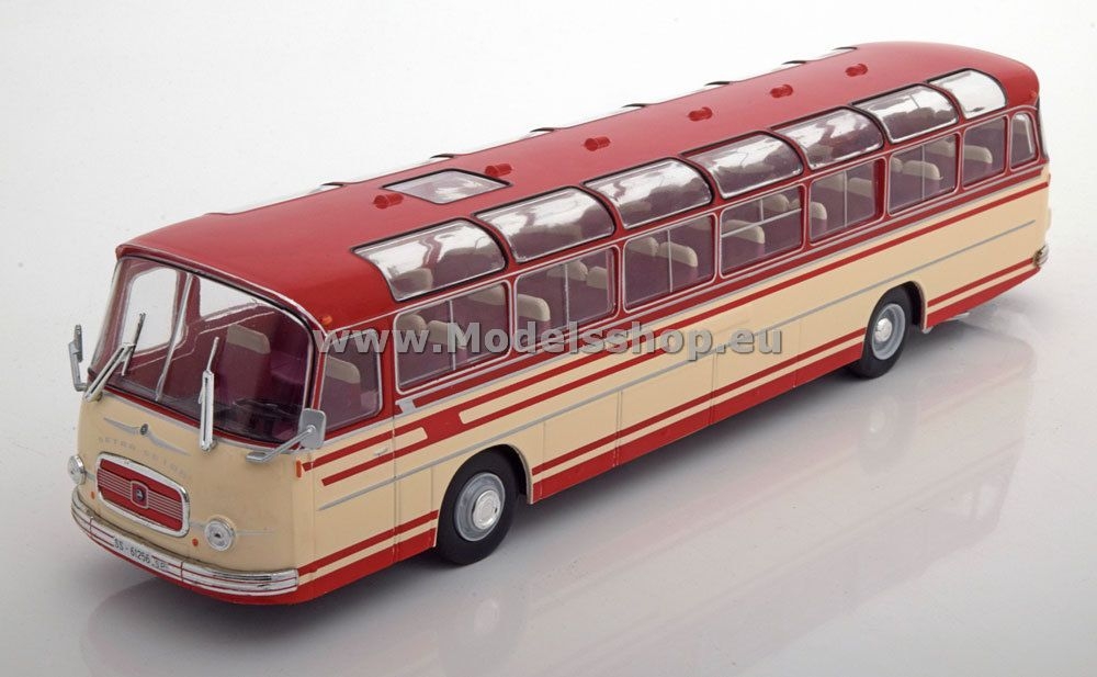 Setra S14 bus /beige-red/