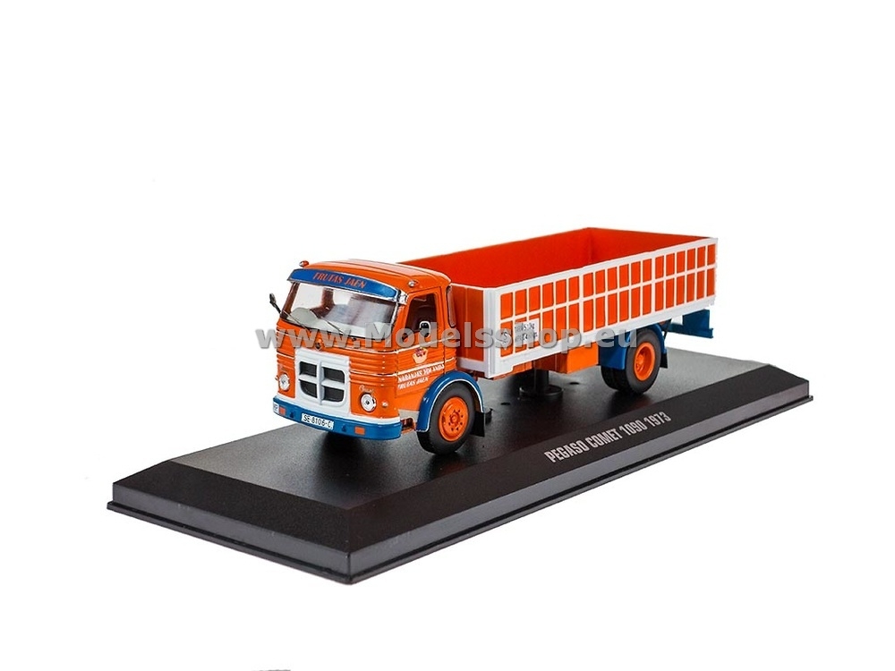 IXO TRU017 Pegaso Comet 1090, flatbed truck Frutas Jaen /orange/