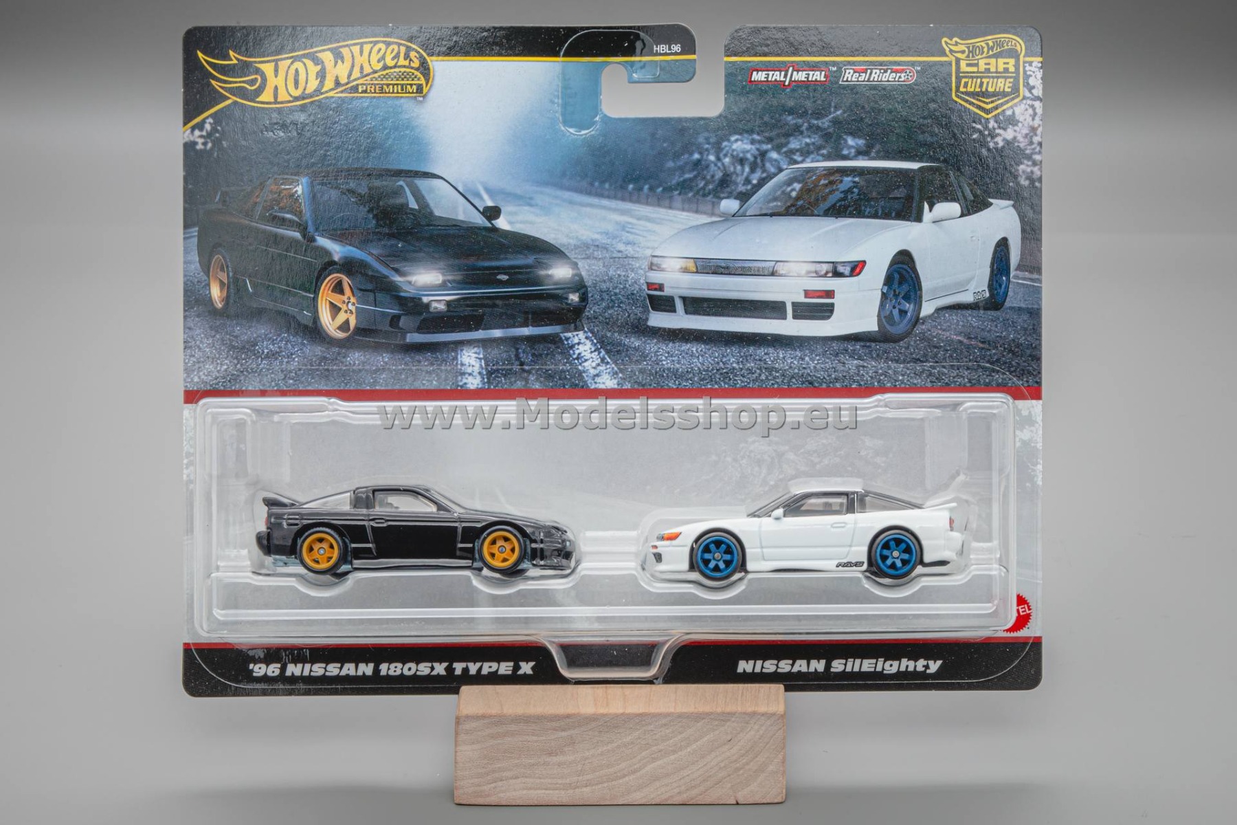 1996 Nissan 180SX Type X & Nissan SilEighty 2-pack Hot Wheels Premium