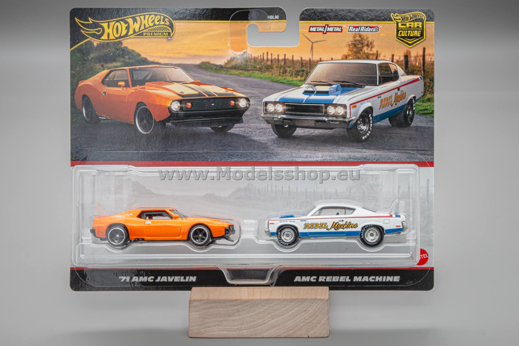 1971 AMC Javelin & AMC Rebel Machine 2-pack Hot Wheels Premium