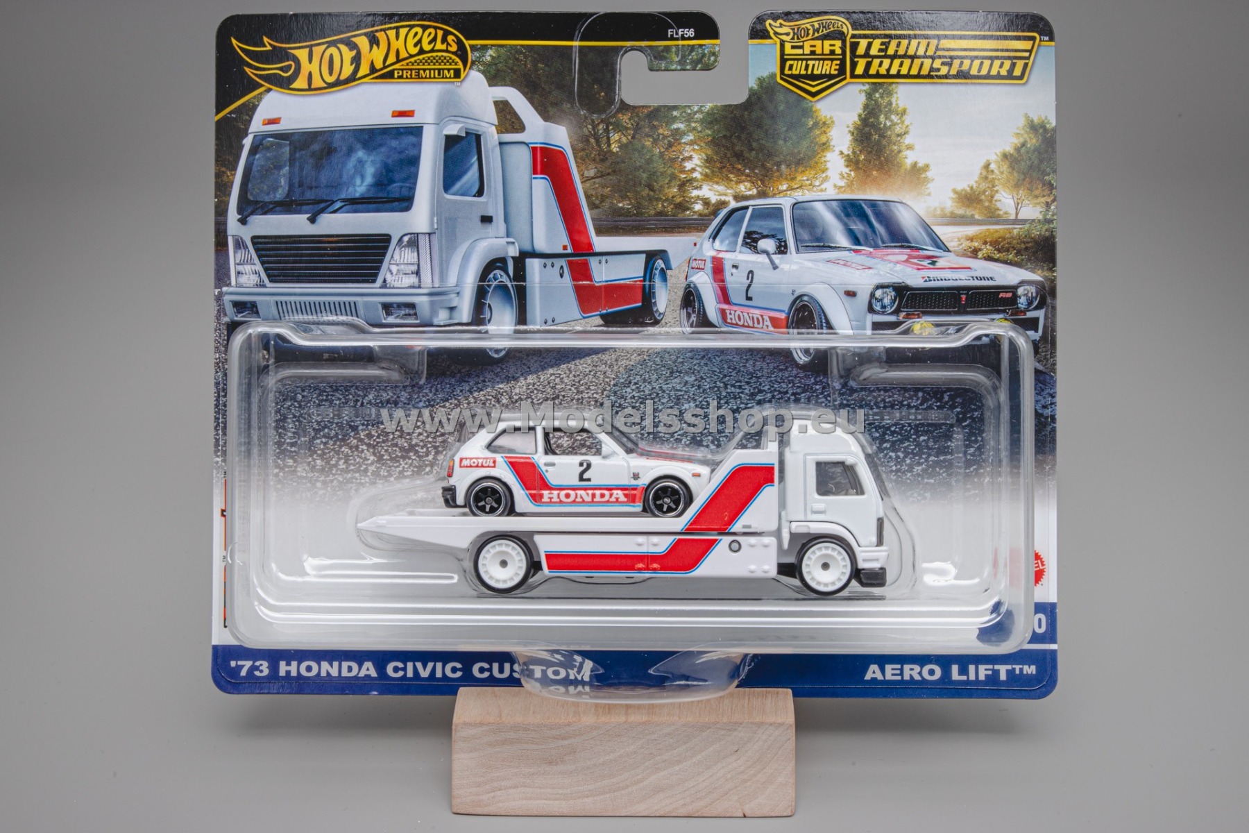 Aero Lift & 1973 Honda Civic Custom #80 Hot Wheels Team Transport