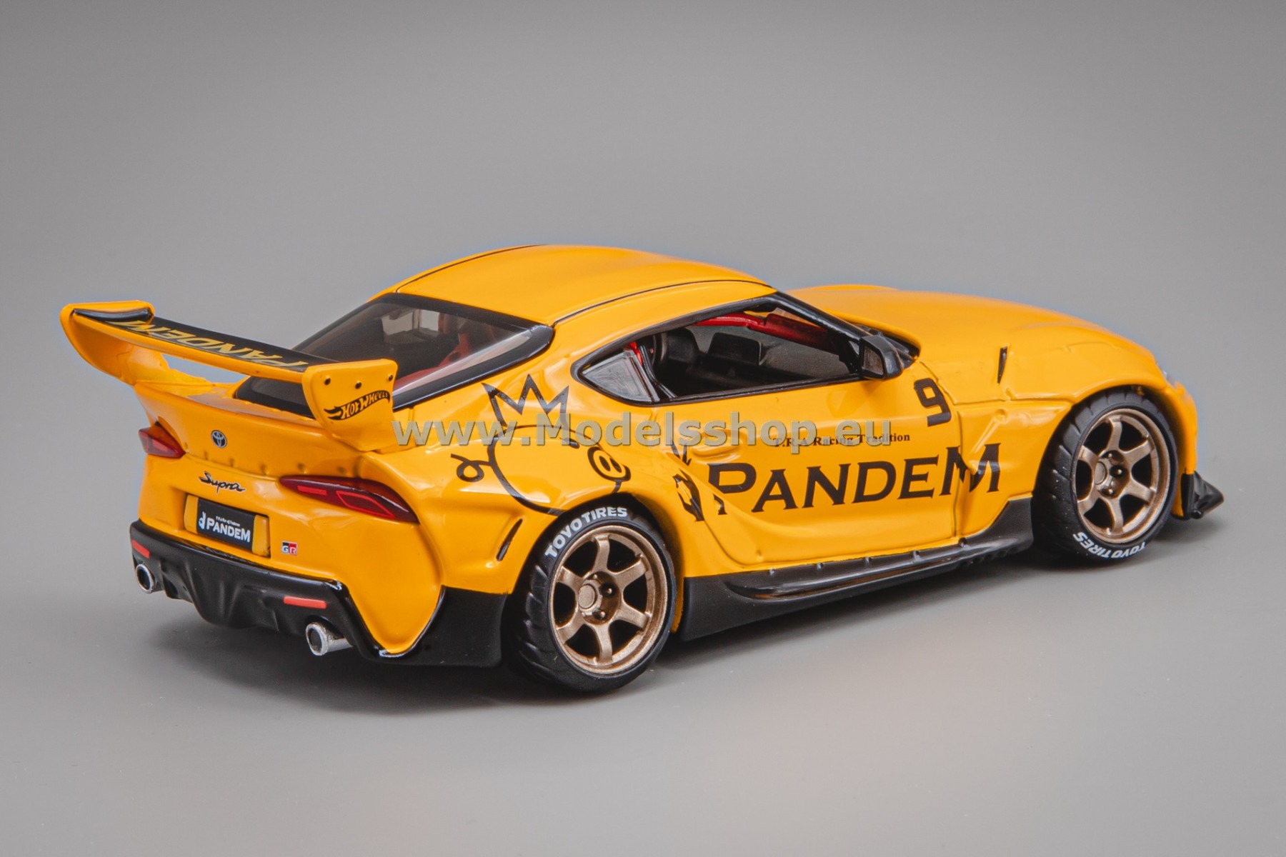 Toyota Supra GR Pandem Widebody /yellow/ Hot Wheels Premium