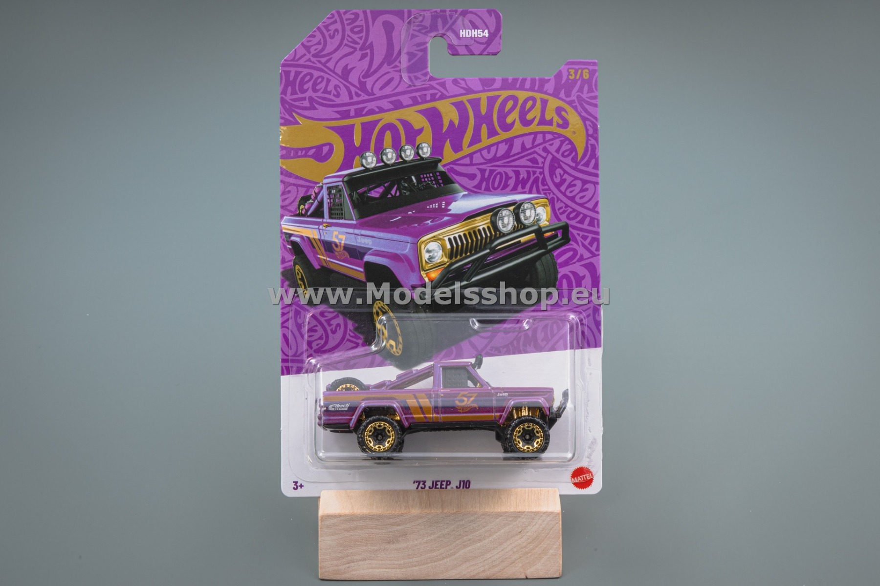 '73 Jeep J10 Pearl & Chrome 2025 Hot Wheels