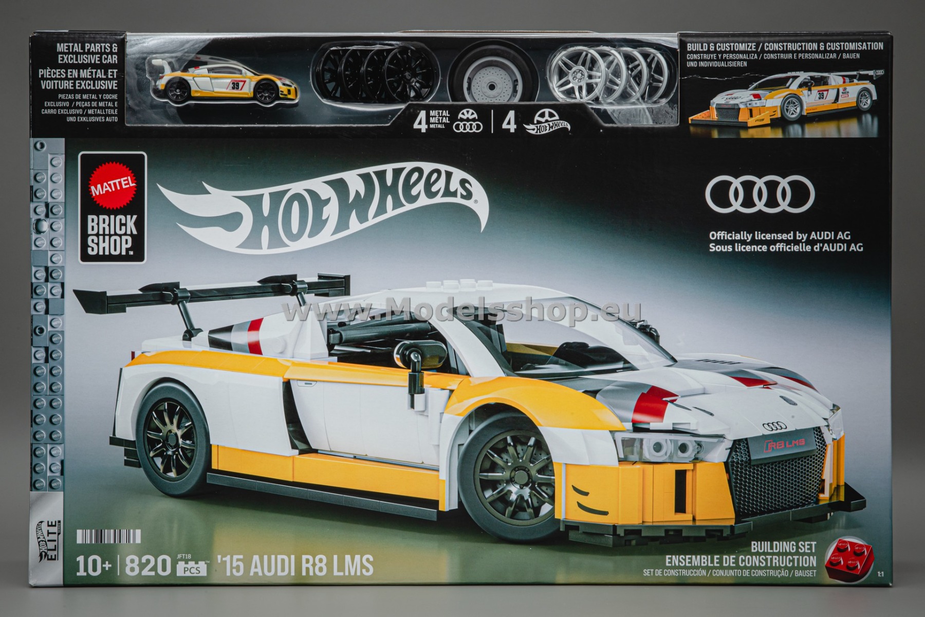 2015 Audi R8 LMS Hot Wheels Elite Series Building Set