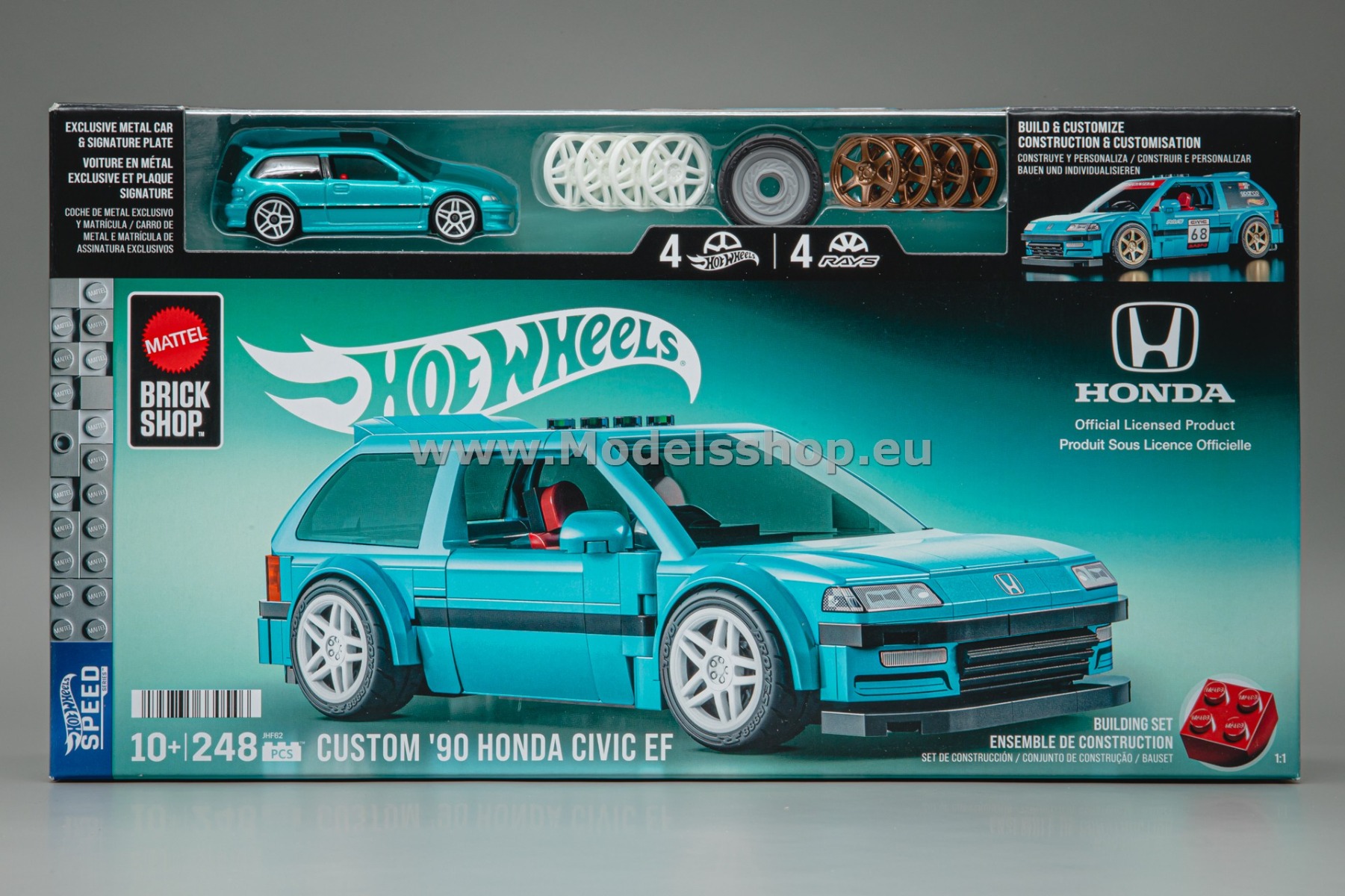 Custom '90 Honda Civic EF Hot Wheels Speed Series Building Set