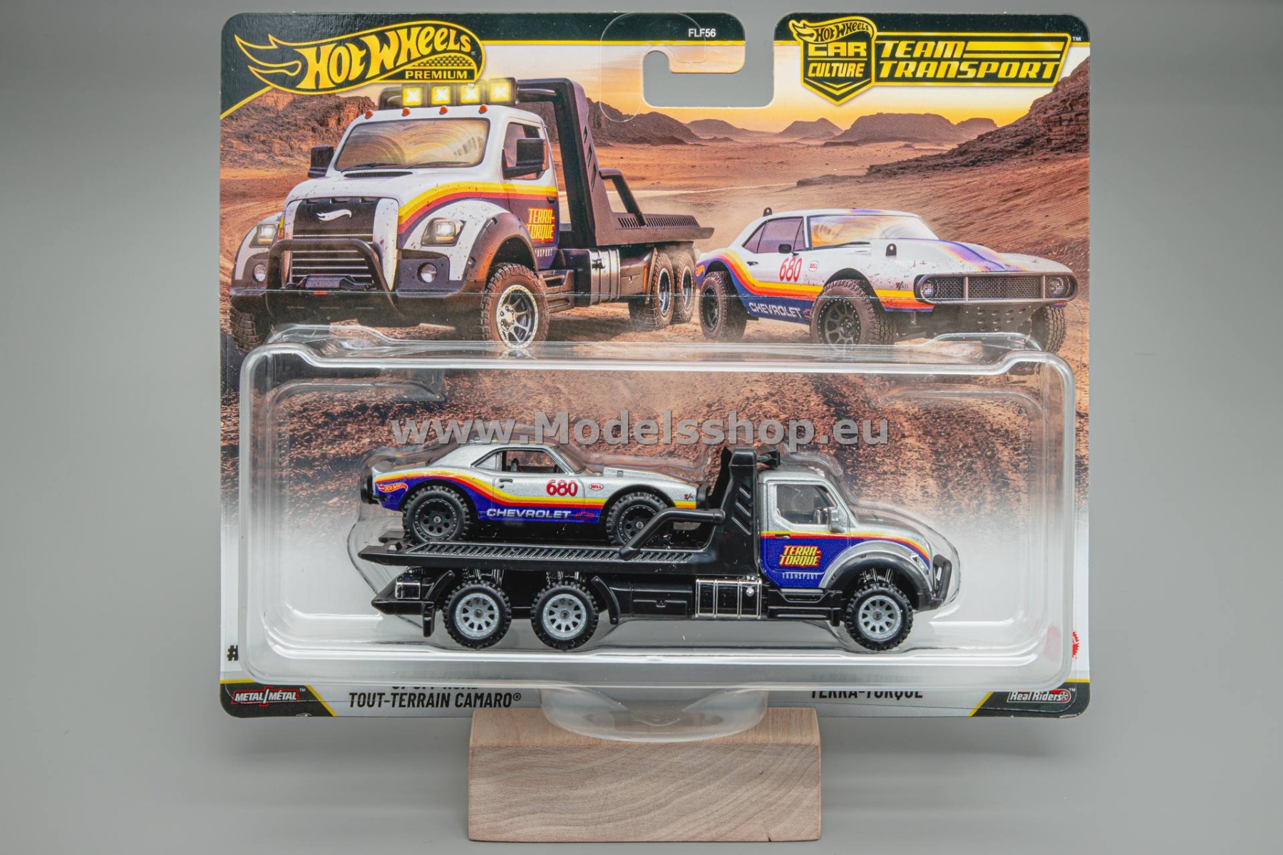 Terra-Torque & 1967 Off Road Camaro #92 Hot Wheels Team Transport