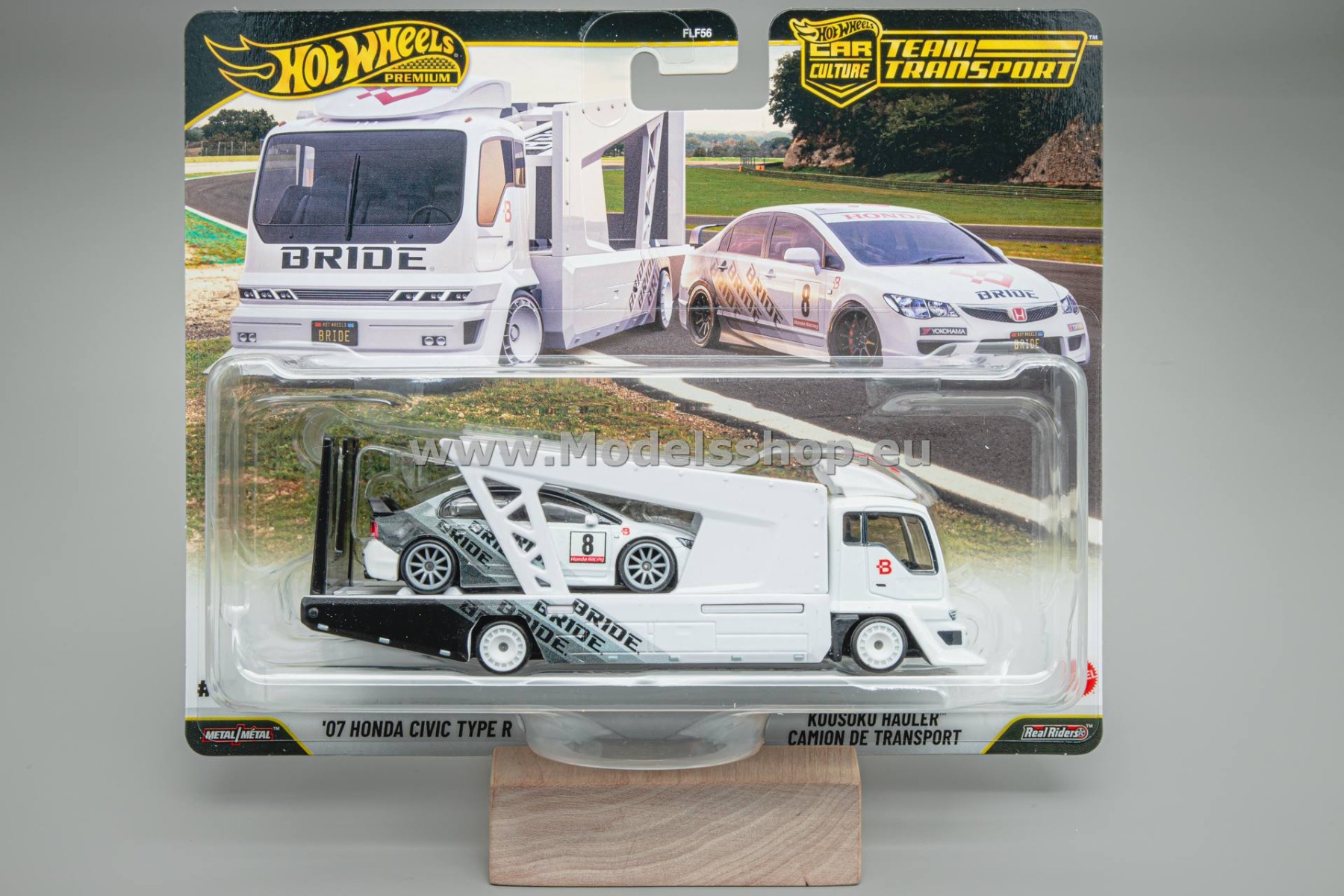 Kousoku Hauler & 2007 Honda Civic Type R #93 Hot Wheels Team Transport