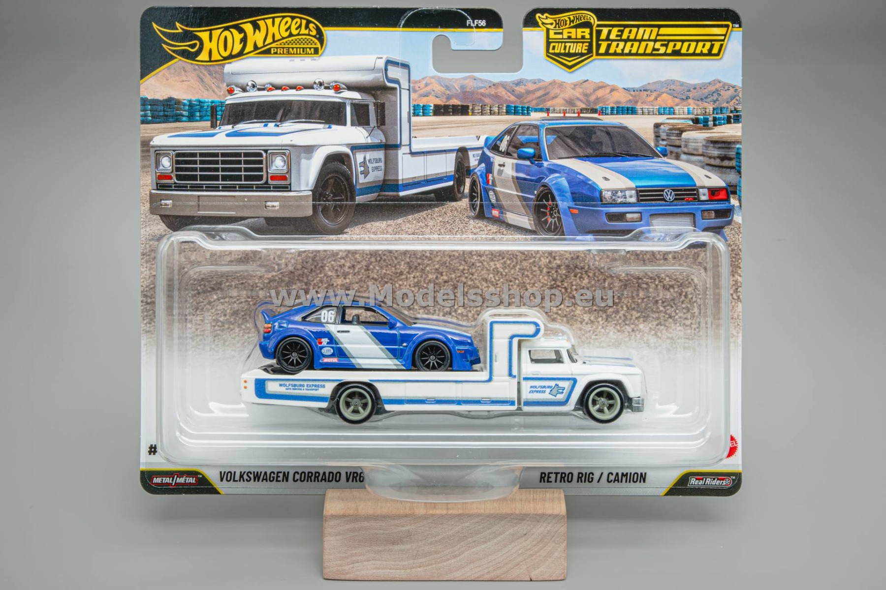 Retro Rig & Volkswagen Corrado VR6 #94 Hot Wheels Team Transport