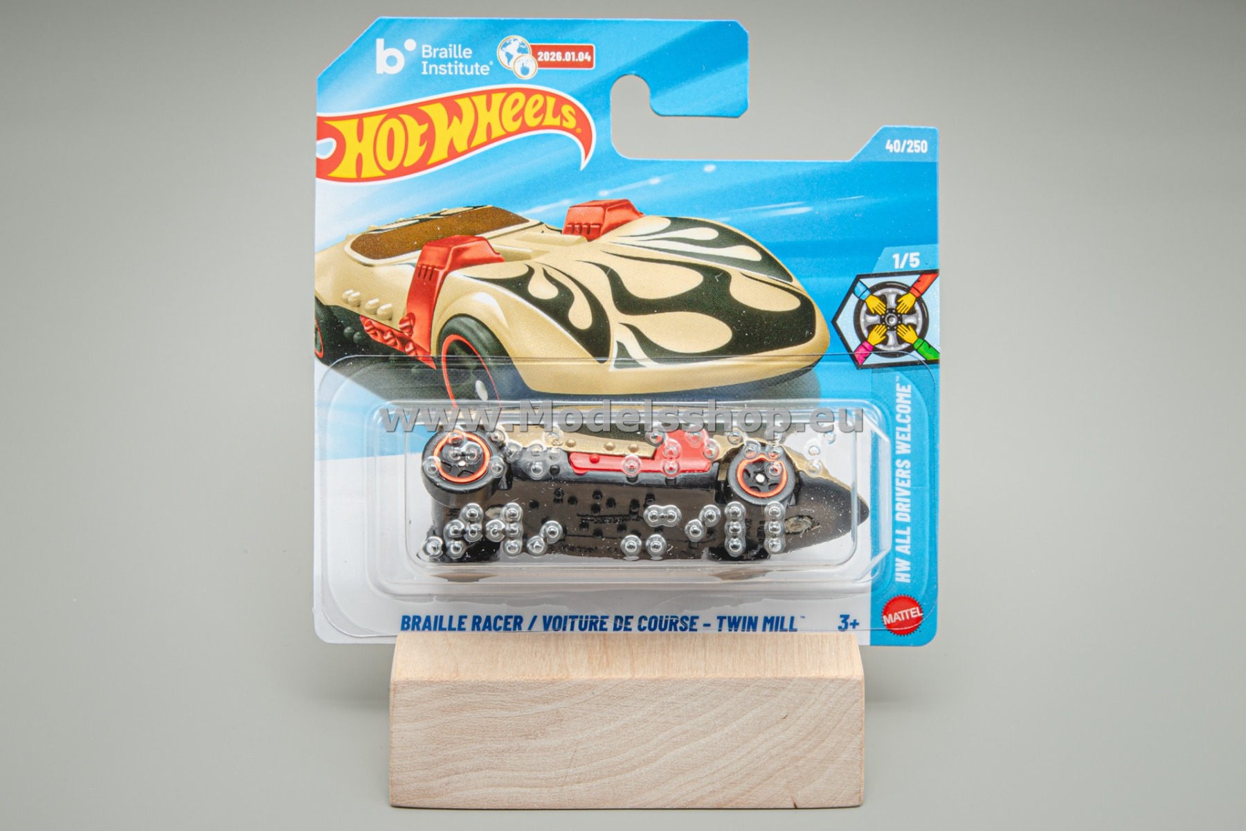 Braille Racer-Twin Mill Hot Wheels 