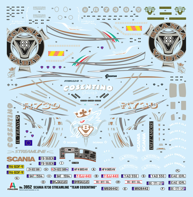 Kit Adesivo Grafica Per Carrozzeria Helion Dominus 10SC - Check W G, AMR Racing