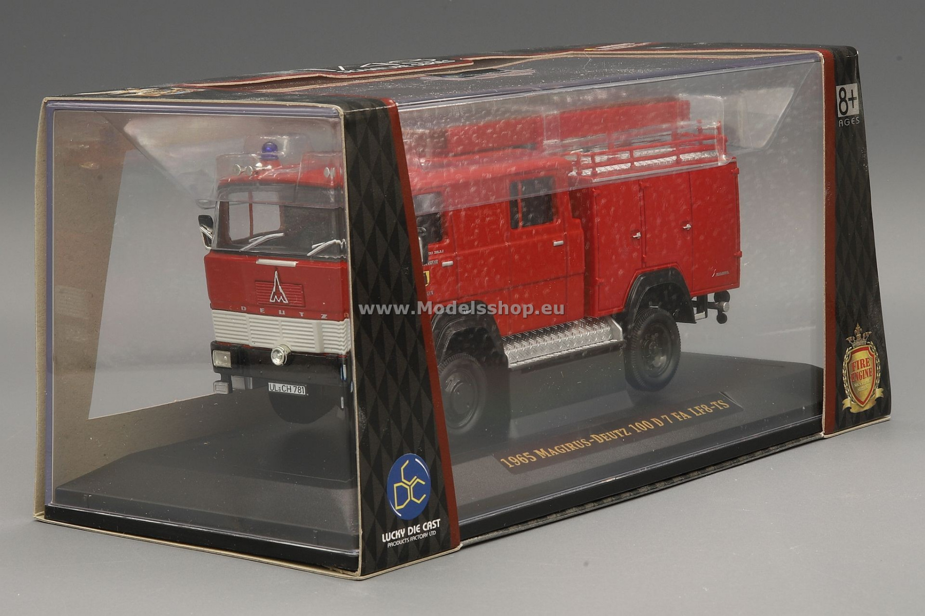Fire engine Magirus-Deutz 100 D 7 FA LF8-TS, 1965, Freiw