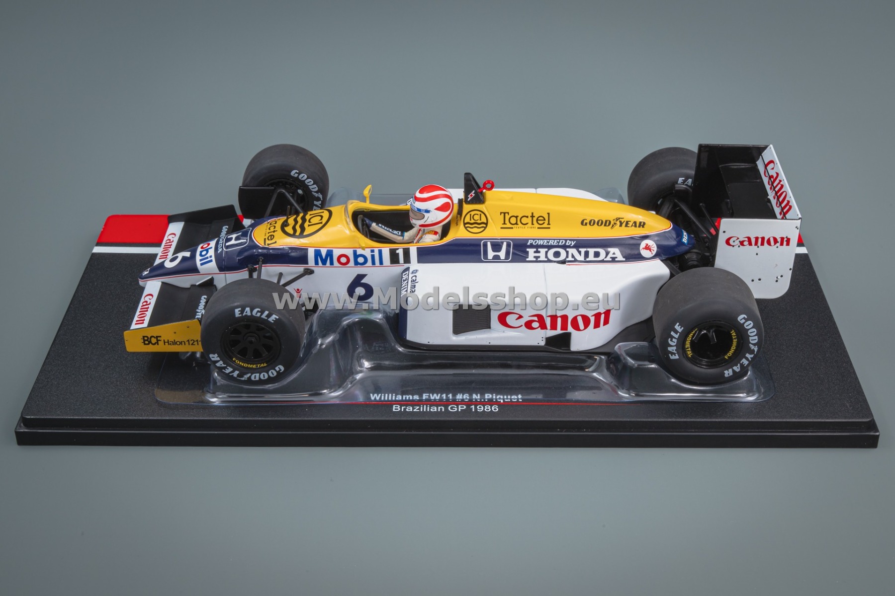 MCG18626F Williams FW11, No.6, Canon Williams Honda Team, Formel 1