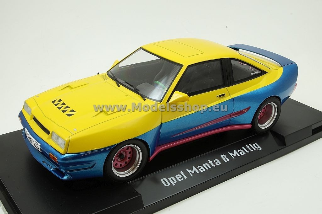 MCG 18095 Opel Manta B Mattig, 1991 /yellow-blue/