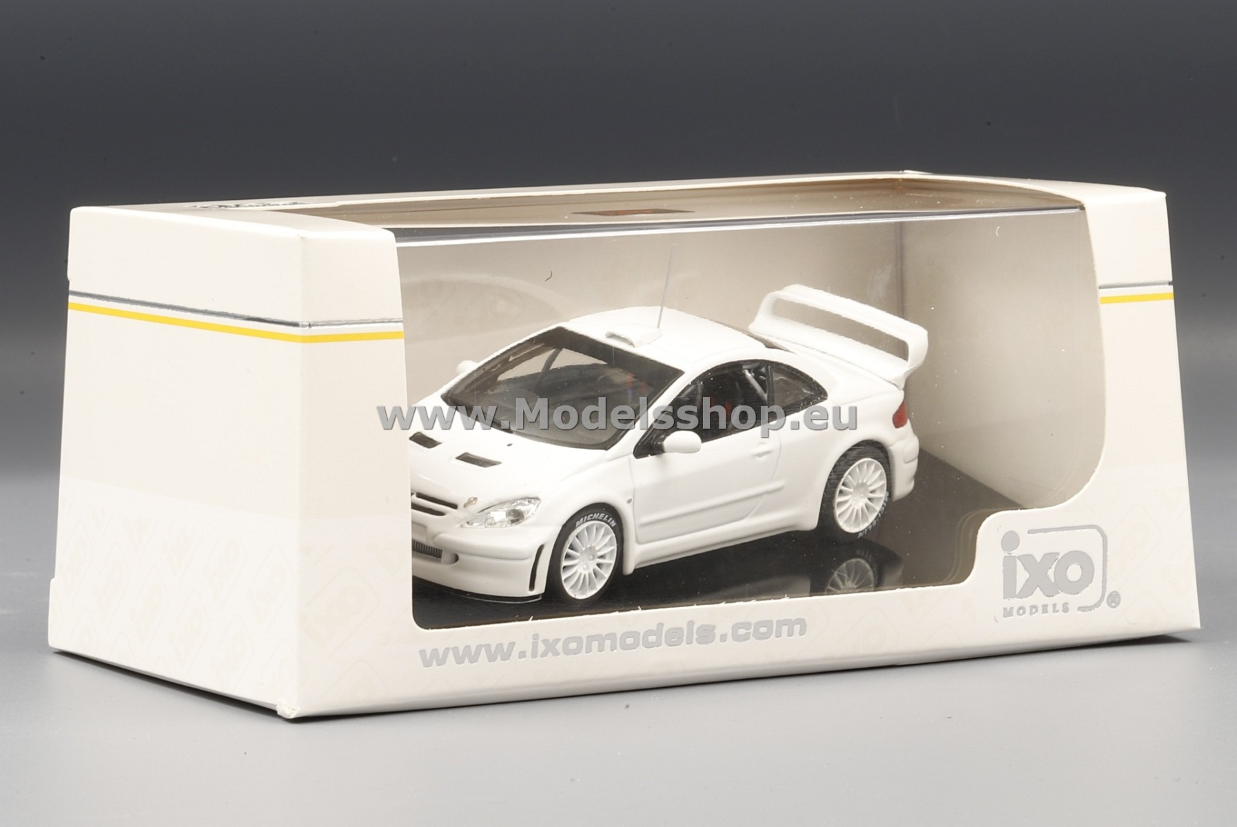 IXO MDCS030 Peugeot 307 WRC /white/ + 2 Set of Wheels and Tyres
