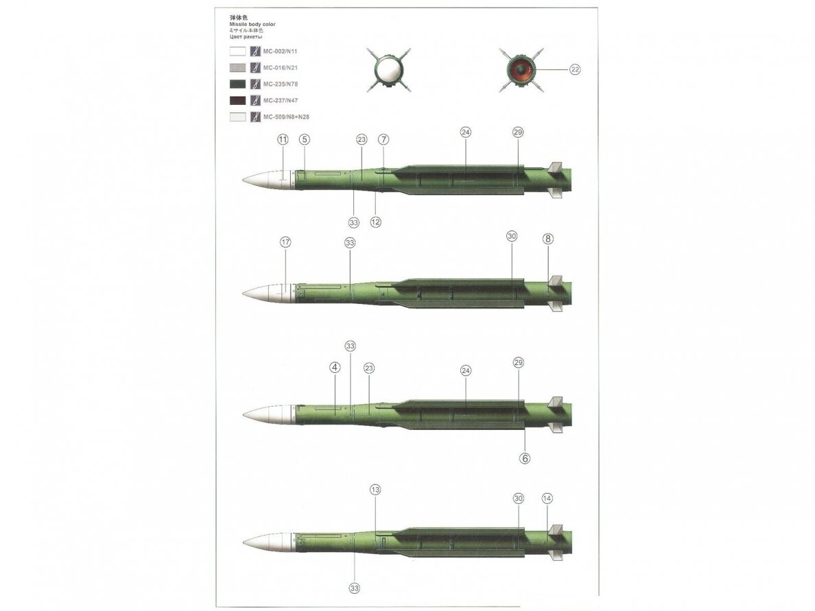 Meng SS-014 Russian 9K37M1 BUK Air defense missile system SAM Meng SS-014 Russian 9K37M1 BUK Air defense missile system SAM