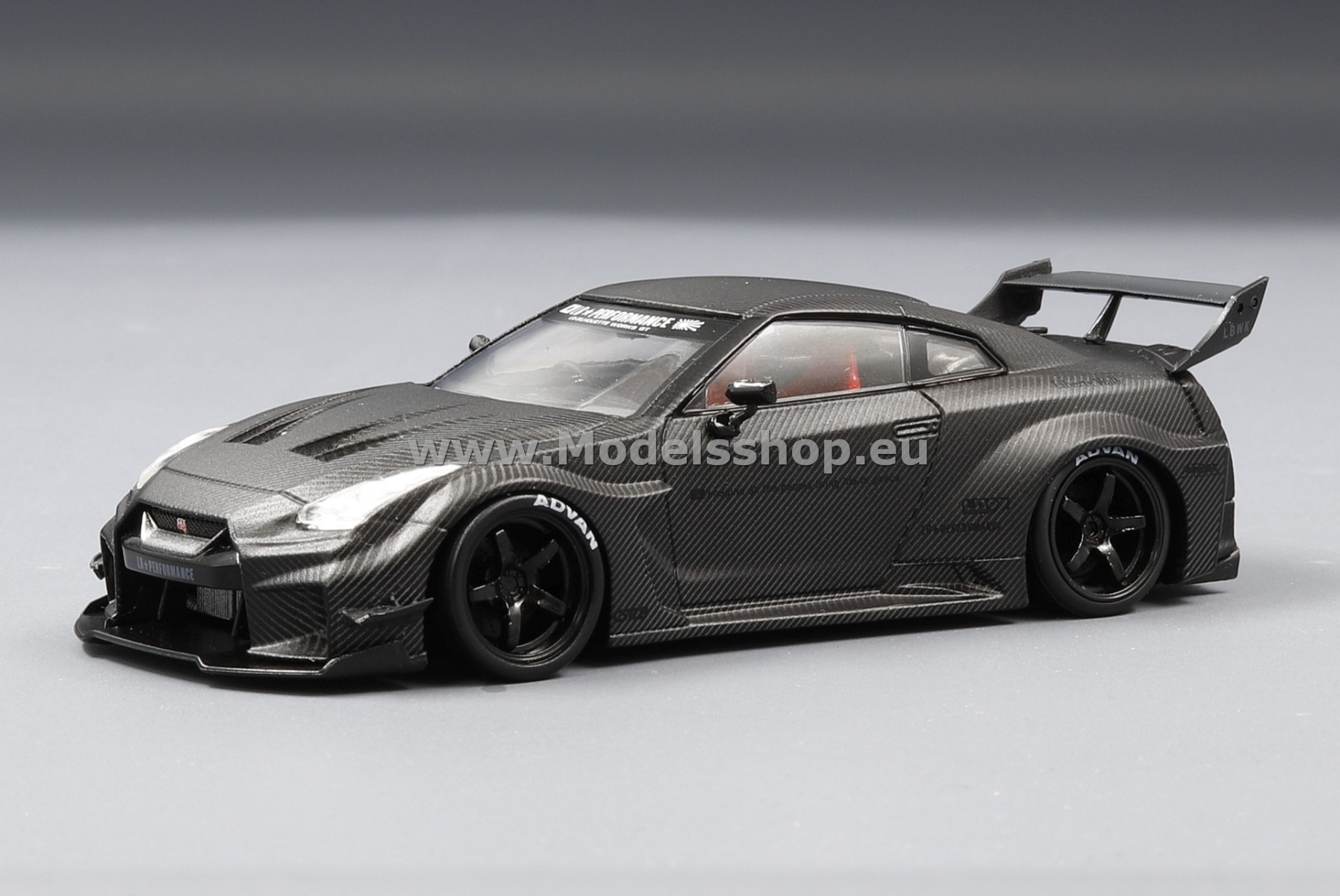 1/43 日産 GTR IXO 黒 ブラック Nissan 35GT-RR LB-silhouette