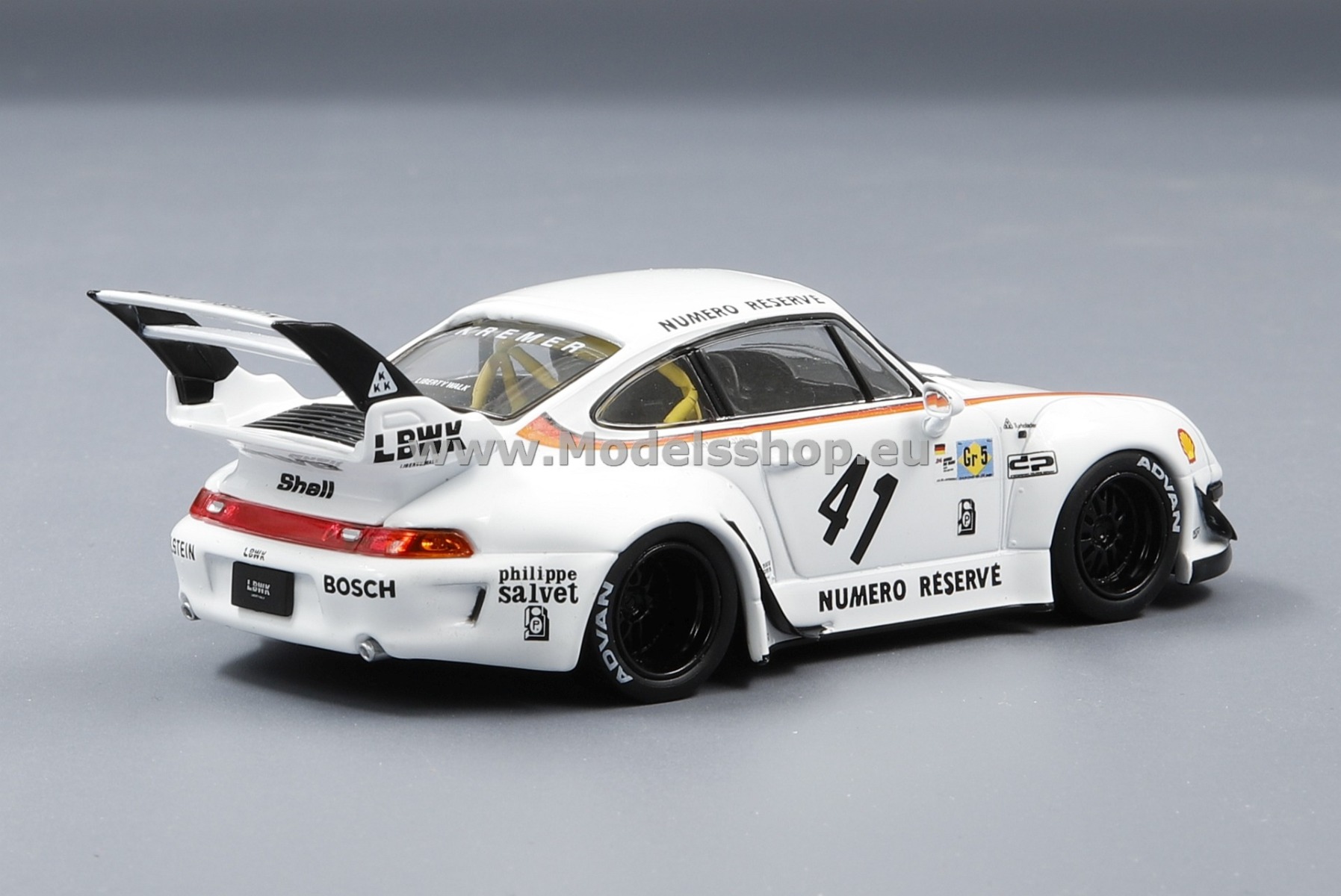 IXO MOC322 Porsche 911 (993) RWB LBWK /white - decorated/