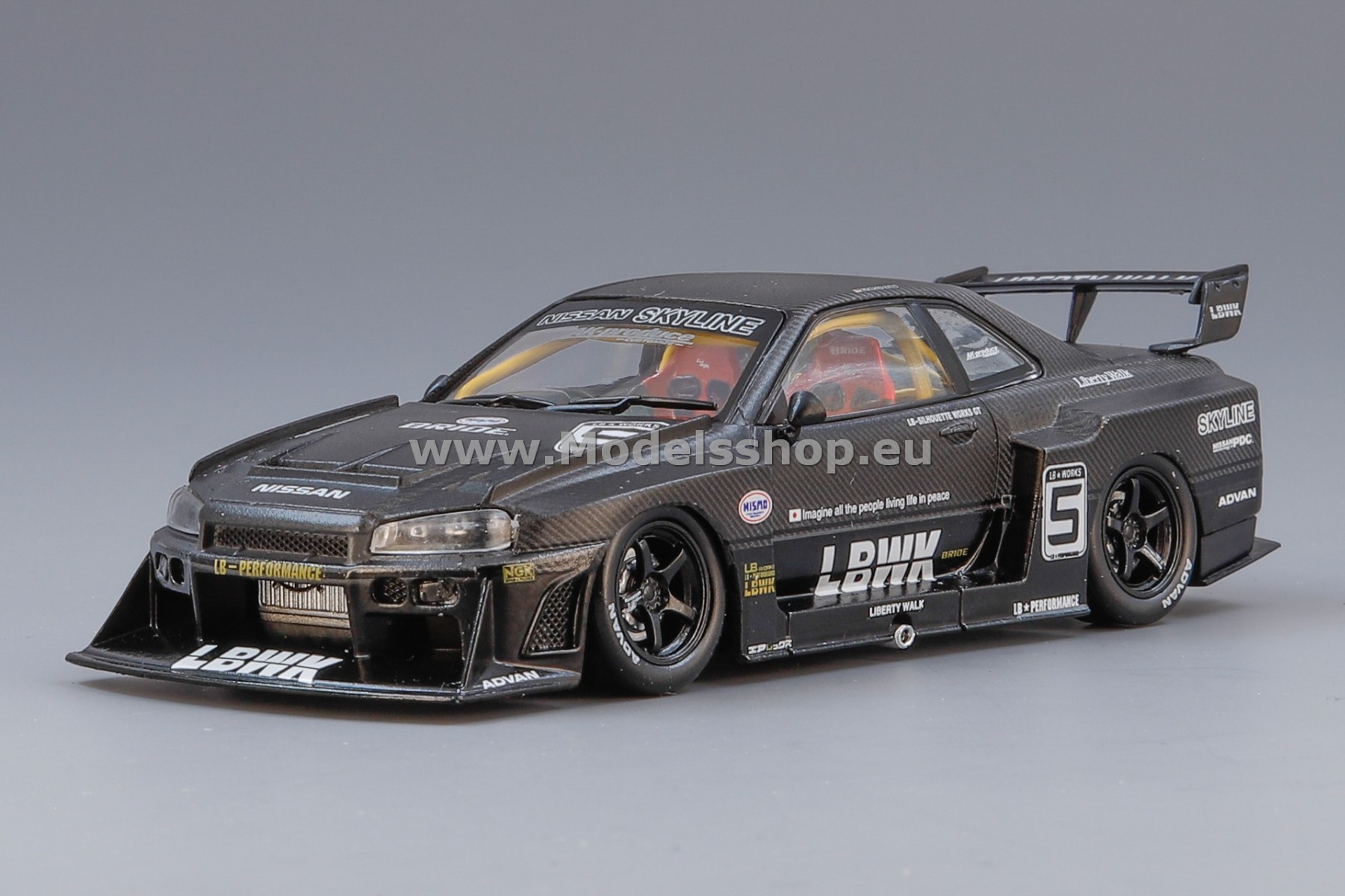 Nissan LB-ER34 super silhouette Skyline, 2020, RHD /black/