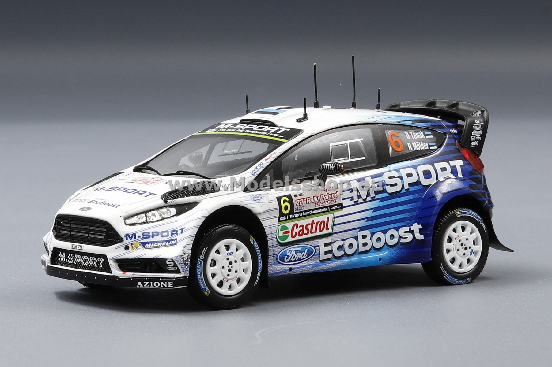 Ford Fiesta WRC M-Sport World Rally Team 3rd place Lotos Rally Poland - Rajd Polski 2015 O. Tänak / R Mõlder