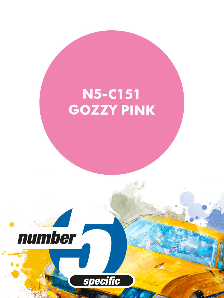 N5-C151 /Gozzy Pink/ paint for airbrush 30ml, Number Five