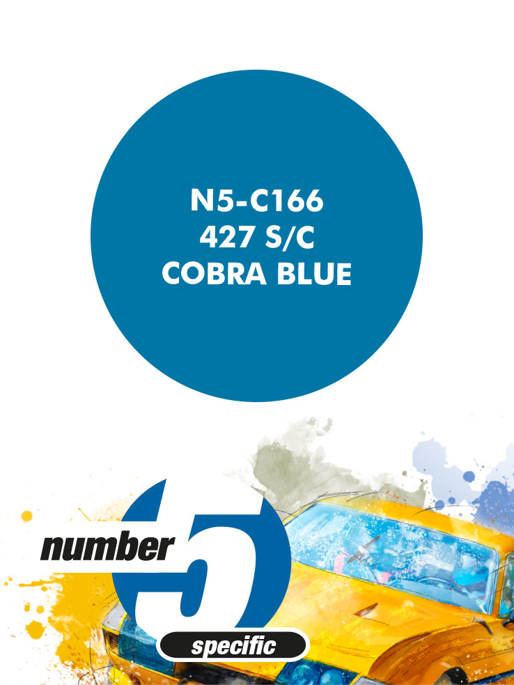 N5-C166 /427 S/C Cobra Blue/ paint for airbrush 30ml, Number Five