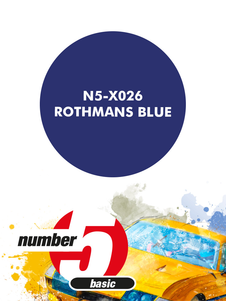 N5-X026 /Rothmans Blue/ paint for airbrush 30ml, Number Five