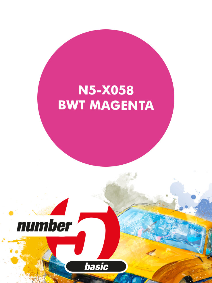 N5-X058 /BWT Magenta/ paint for airbrush 30ml, Number Five