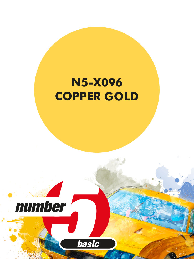 N5-X096 /Copper Gold/ paint for airbrush 30ml, Number Five