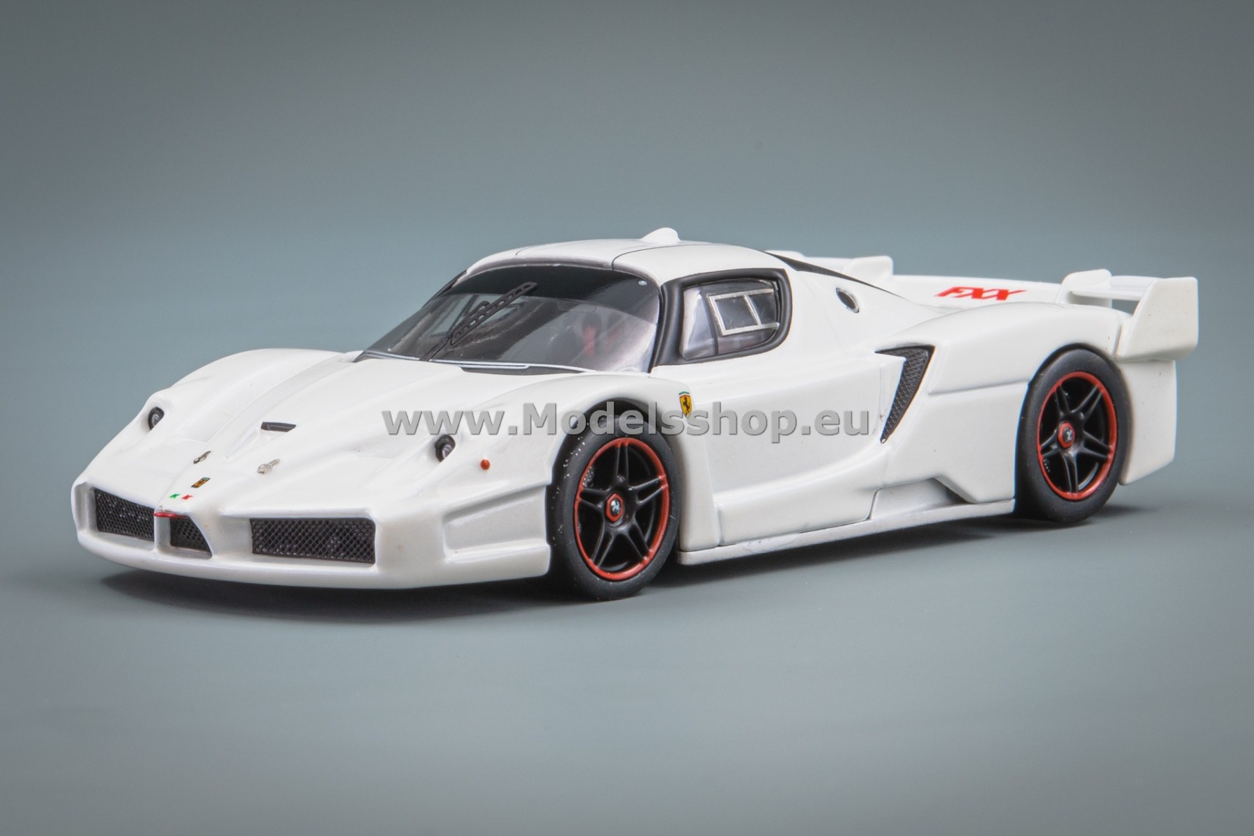 '06 Ferrari FXX pearl white mica with black rims Hot Wheels Elite LIMITED EDITION