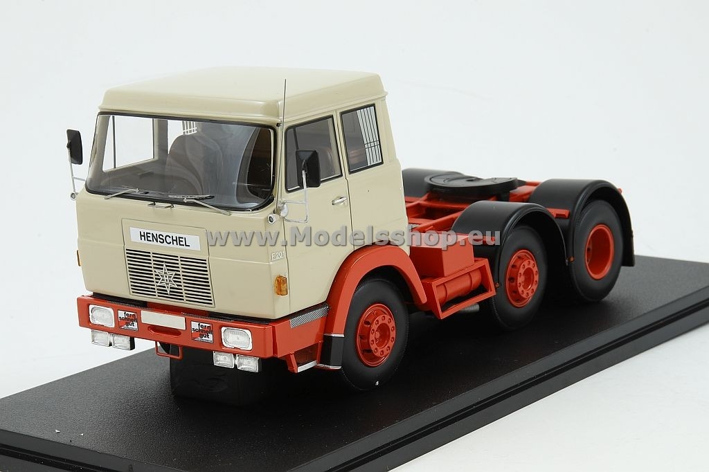 Hanomag Henschel F201 tractor truck /beige-red/