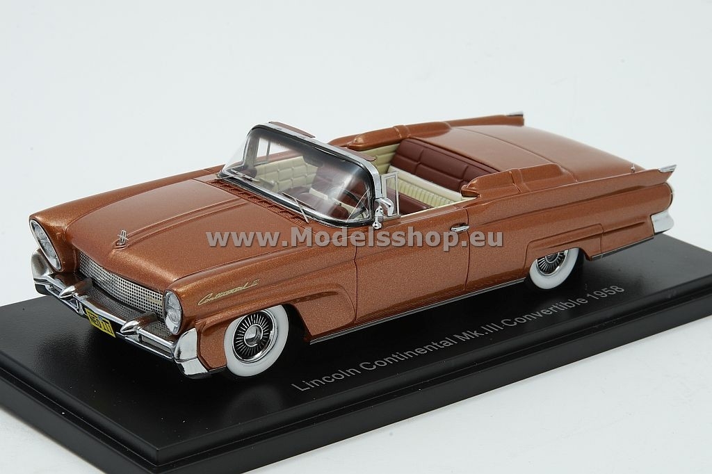 Lincoln Continental MKIII Convetible, 1958 /Copper/