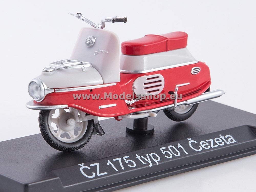 Motorcycle magazine series (Modimio) No.53 with model of Čezeta 501