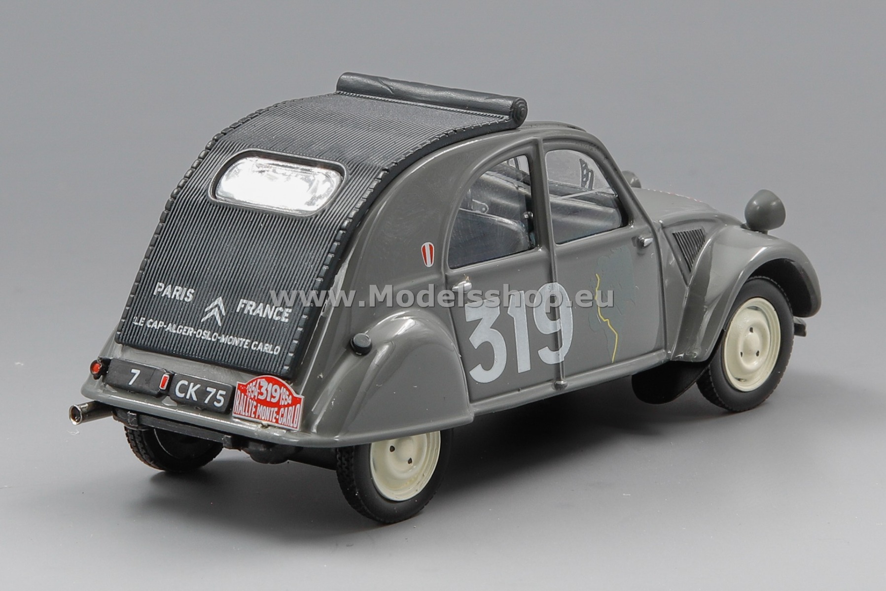 IXO RAC214 Citroen 2CV No. 319 Rally Monte-Carlo 1954, M. Bernier
