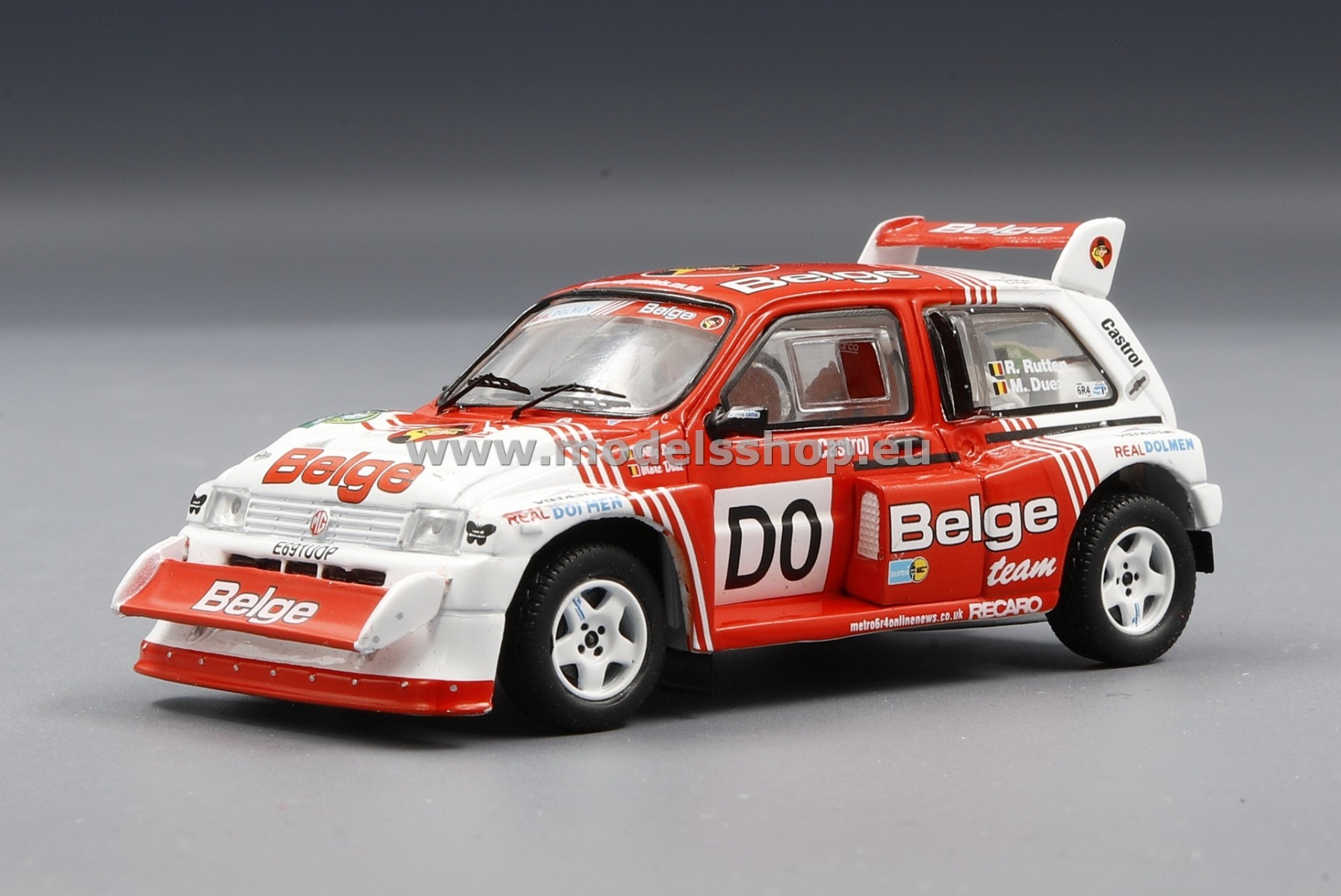 IXO RAC249 MG Metro 6R4, RHD, Belge team, Legend Boucles de Spa 2014, M.Duez/R.Rutten