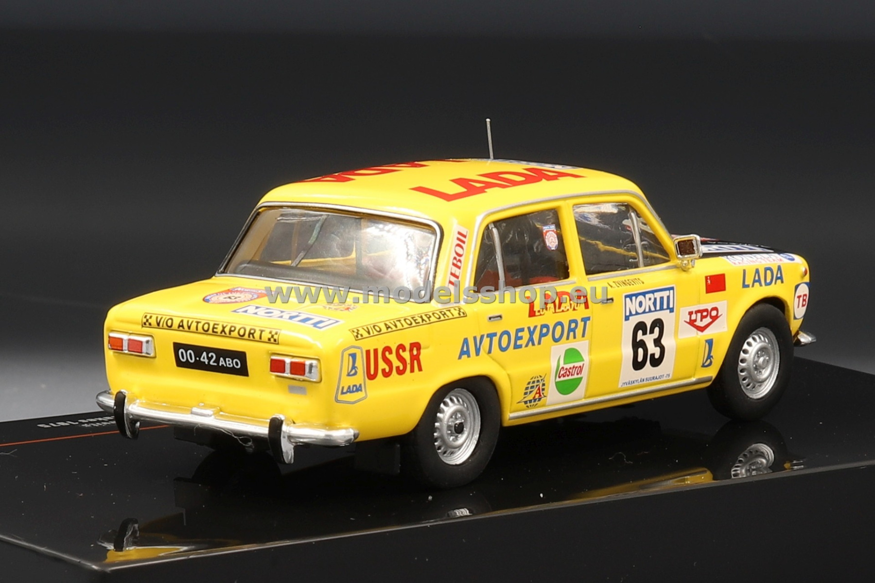 IXO MODELS 1/43 SAAB 96 V4 N.5 RALLY 1000 LAGHI 1976