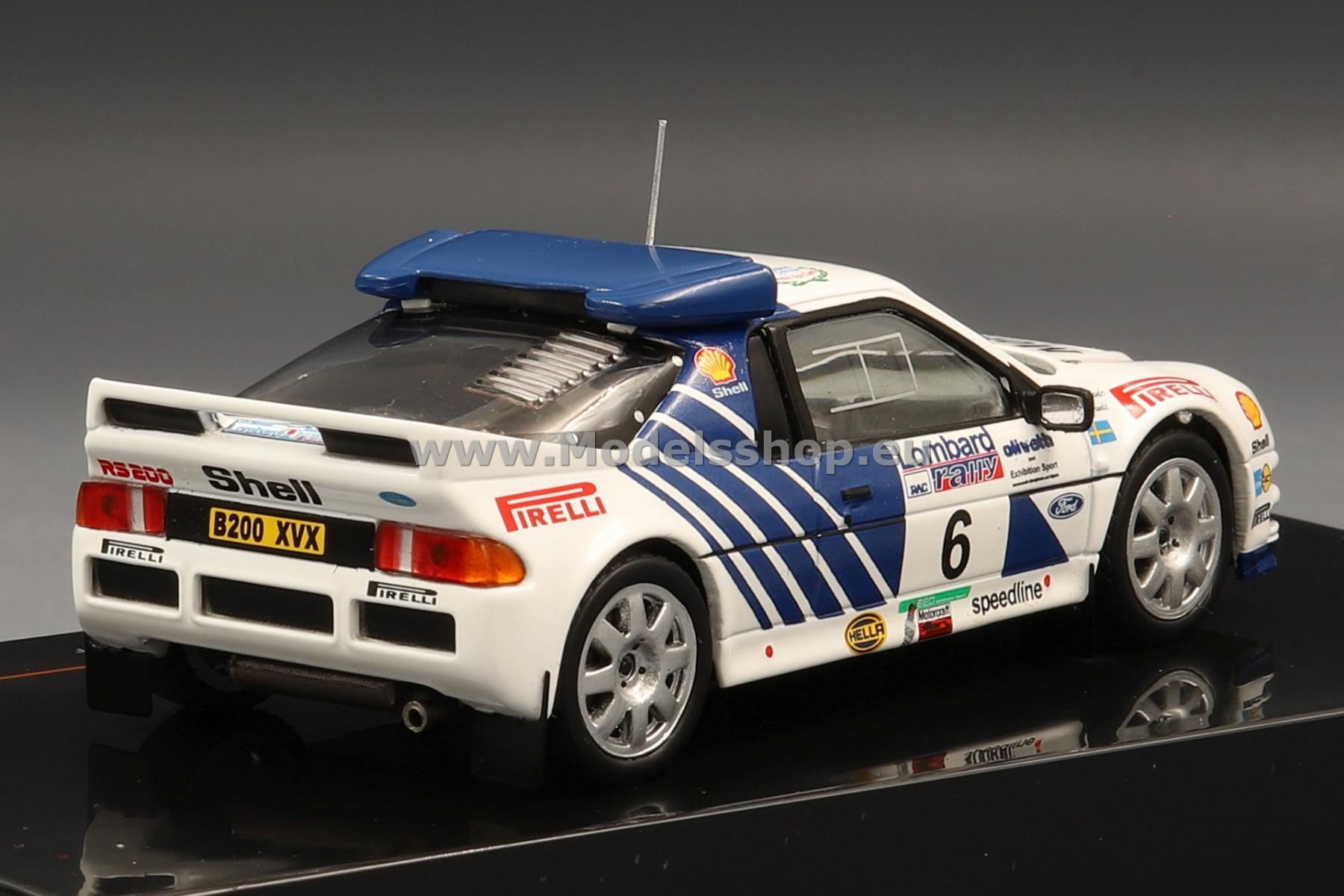 Ford RS200, No.6, Rallye WM, RAC Rally, 1986, K.Grundel/B.Melander