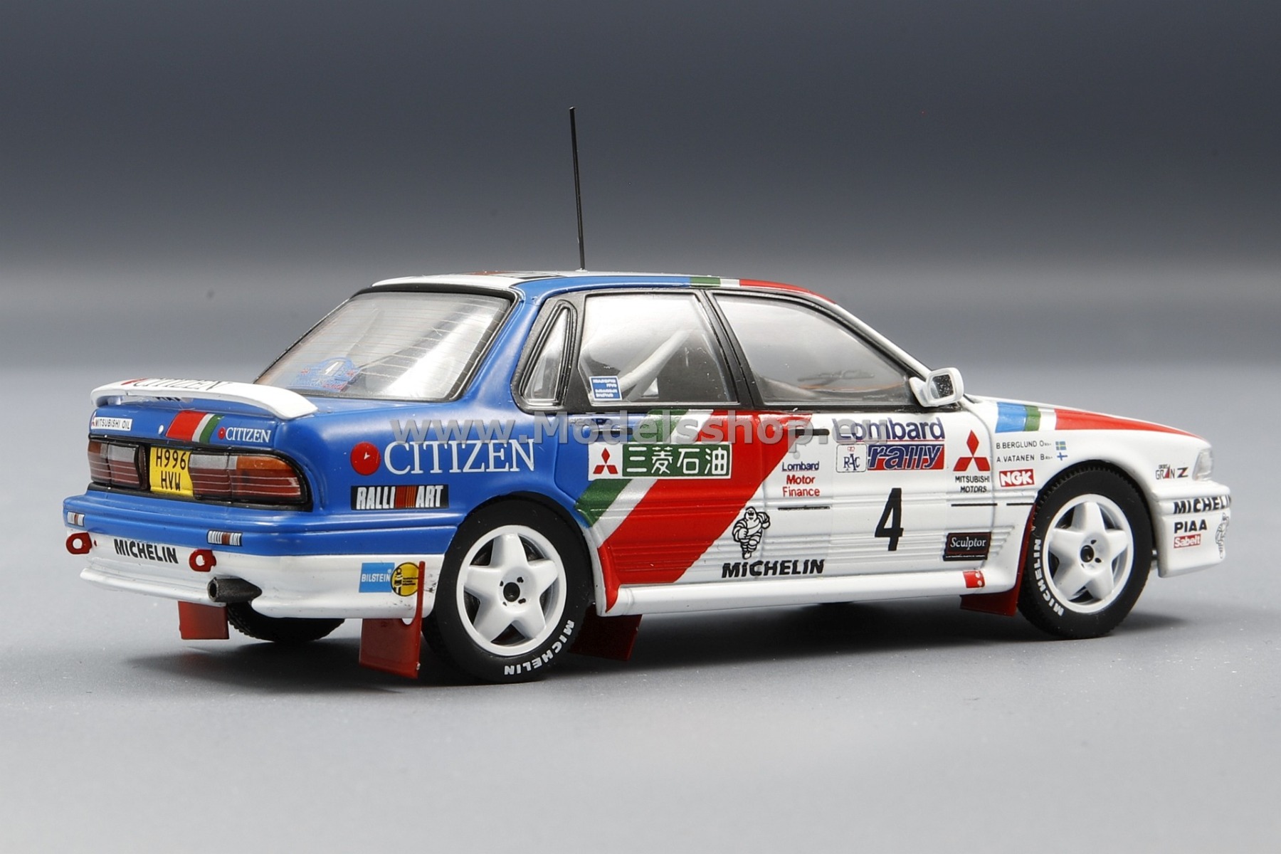 IXO RAC347LQ Mitsubishi Galant VR-4, No.4, Mitsubishi RalliArt