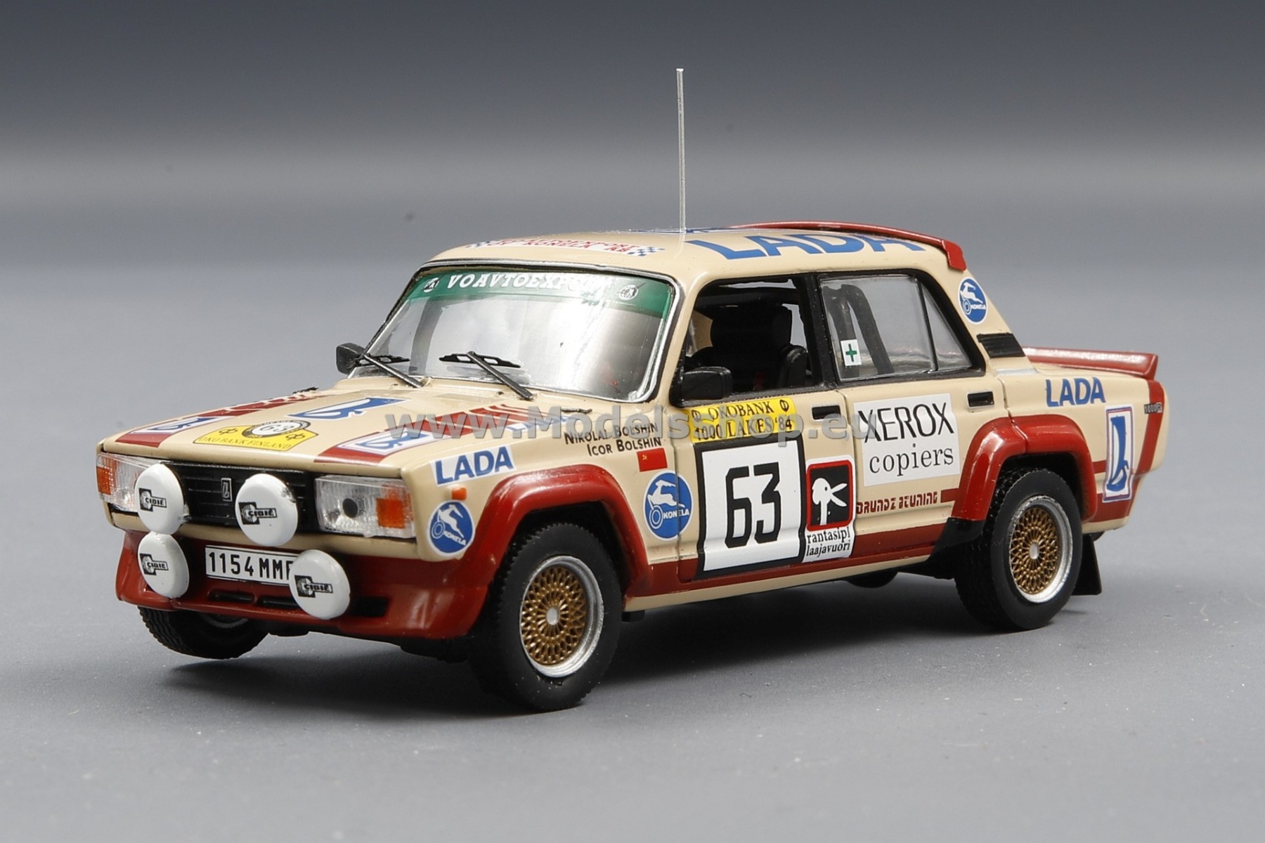 Lada 2105 VFTS, No.63, Rallye WM, 1000 Lakes Rallye, 1984, N.Bolshikh/I.Bolshikh