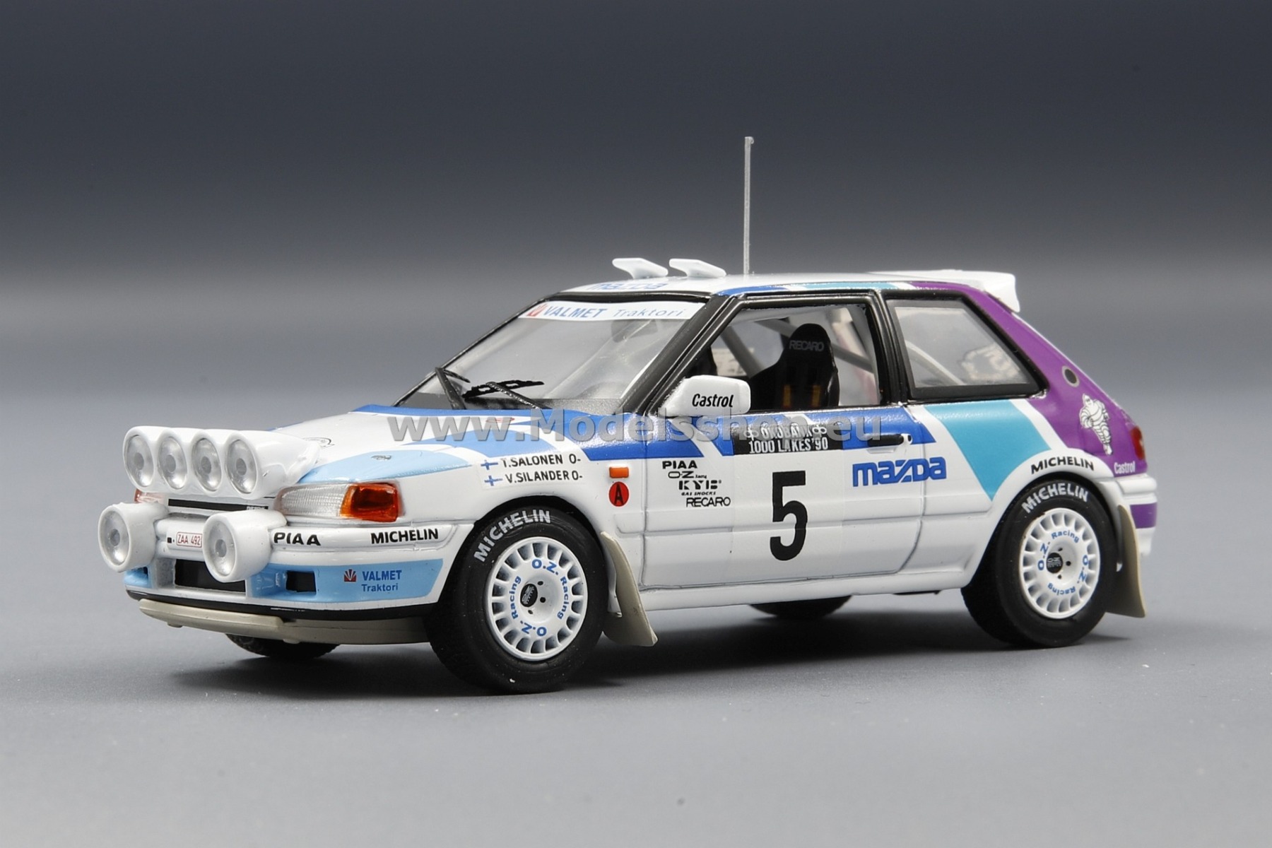 IXO RAC358B Mazda 323 GTX, No.11, Mazda Rally Team Europe
