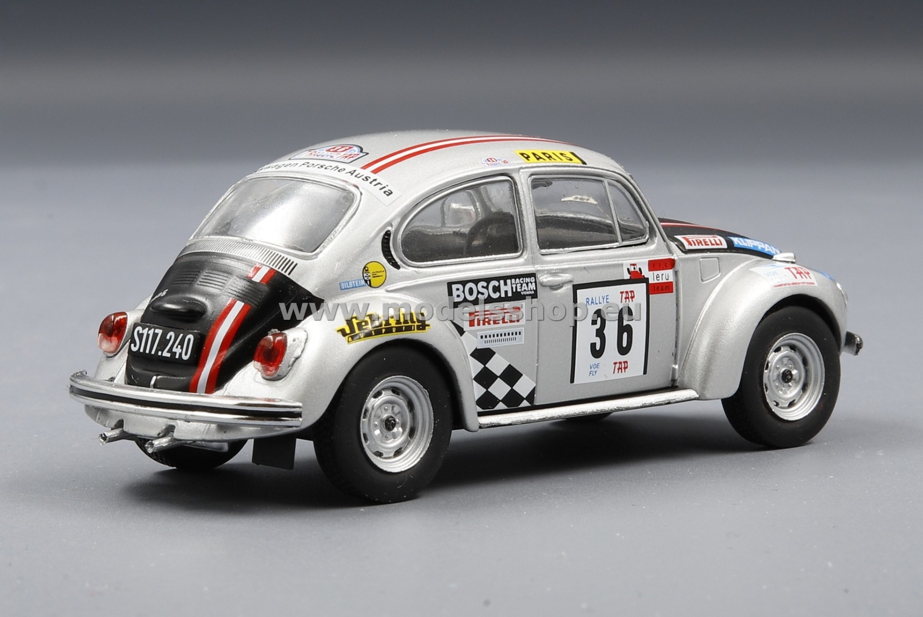 IXO RAC360C Volkswagen 1302 S beetle, No.36, Rally Portugal 1973, H.Grünsteidl/G.Hopf IXO RAC360C Volkswagen 1302 S beetle, No.36, Rally Portugal 1973, H.Grünsteidl/G.Hopf