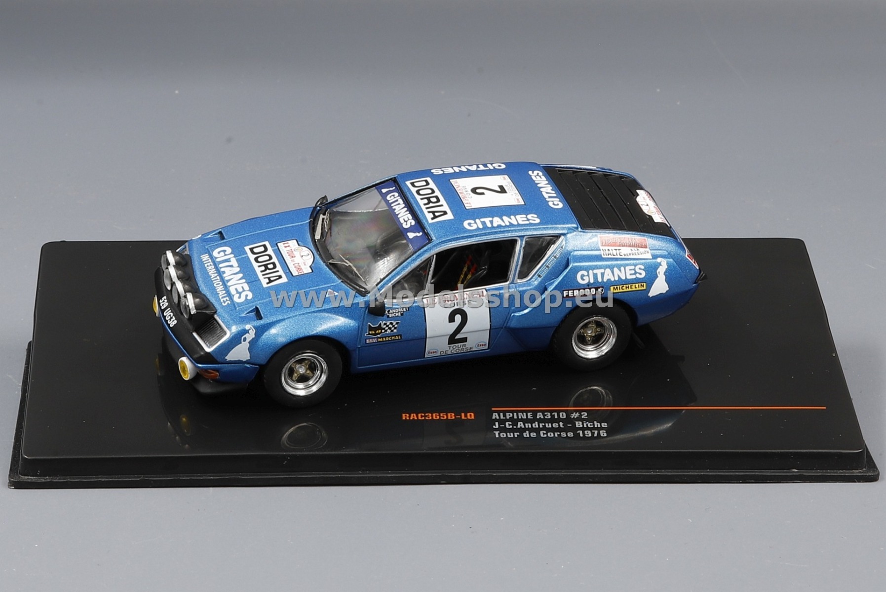 IXO RAC365B-LQ Alpine A310, No.2, Gitanes, Rallye WM, tour